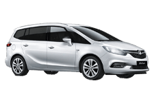 Car Hire Basildon - Vauxhall Zafira 7-Seater - Minibus hire Basildon